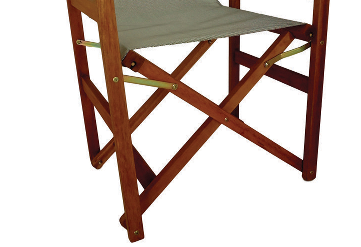 Απεικονίζεται το κάτω μέρος της καρέκλας 